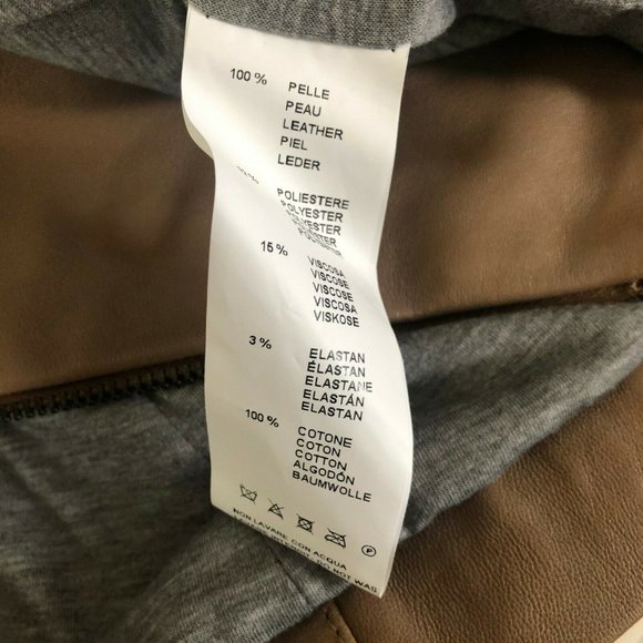 Anthropologie Dolan Moto Leather Jacket Brown - Picture 8 of 10